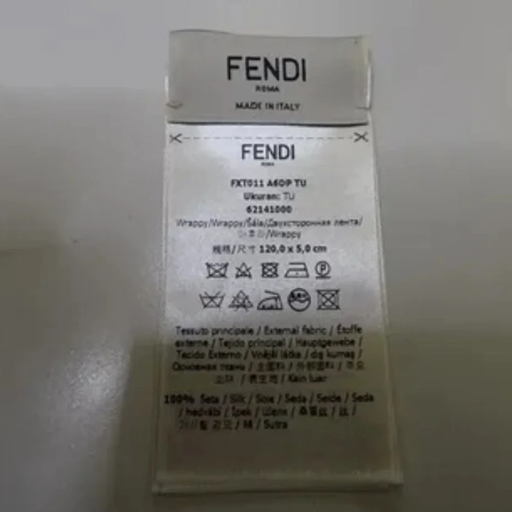 Fendi Pink Silk Scarf - Picture 5 of 5